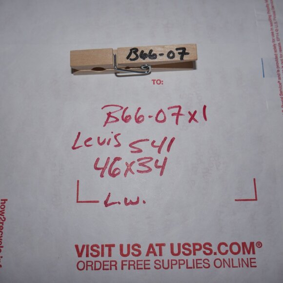 Levis 541 Athletic Fit Jeans Men's Size 46x34 Light Wash Stretch Denim NWT - Picture 13 of 13